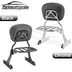 シーシーバー バックレスト パッド ラック 10-17 ハーレー ダイナ ファット ボブ FXDF ワイド グライド FXDWG 用 Sissy Bar Backrest Pad Rack For 10-17 Harley Dyna Fat Bob FXDF Wide Glide FXDWG 【並行輸入品】