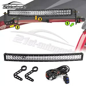 ルーフ 32 インチ湾曲 LED ライトバーマウントワイヤーキット 2016-2024 ヤマハ YXZ1000R EPS 用 Roof 32\