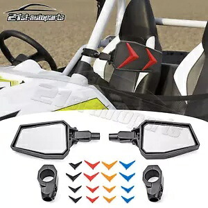 UTV 調整可能なリアビューサイドミラー 2024 ポラリス RZR XP 1000/XP 4 1000 用 UTV Adjustable Rear-View Side Mirrors For 2024 Polaris RZR XP 1000/XP 4 1000 【並行輸入品】