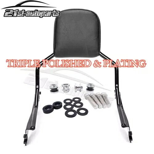 18-24 ハーレー ブレイクアウト ファットボーイ パッセンジャー シーシーバー バックレスト ドッキング マウント キット用 For 18-24 Harley Breakout Fat Boy Passenger Sissy Bar Backrest Docking Mount Kit 【並行輸入品】