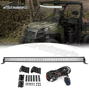ポラリスレンジャー 900 1000 プロフィットケージルーフ 50 インチ湾曲 LED ライトバーマウントキット用 For Polaris Ranger 900 1000 Pro-Fit Cage Roof 50\