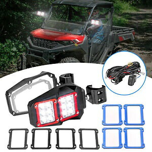サイドミラー LED ライト + ワイヤー付き 2024 ポラリス レンジャー 一般 1000 プロフィット ケージ用 Side Mirrors w/LED Lights+Wire For 2024 Polaris Ranger General 1000 Pro-Fit Cage 【並行輸入品】 42,240円