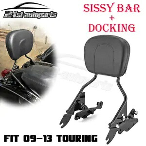 09-13 ハーレー エレクトラ/ロード グライド パッセンジャー バックレスト シーシーバー + ドッキング キット用 For 09-13 Harley Electra/Road Glide Passenger Backrest Sissy Bar + Docking Kits 【並行輸入品】 44,330円