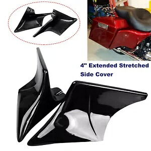 ハーレーエレクトラ用ストリートグライドロードキングストレッチサイドカバーパネルグロスブラック For Harley Electra Street Glide Road King Stretched Side Cover Panel Gloss Black 【並行輸入品】｜カスタムパーツ WORLD倉庫