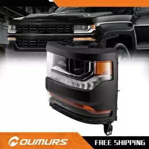 2016-2018 シボレー シルバラード 1500 ヘッドライト HID/キセノン w/LED DRL LH/運転席側 For 2016-2018 Chevy Silverado 1500 Headlight HID/Xenon w/ LED DRL LH/Driver Side 【並行輸入品】