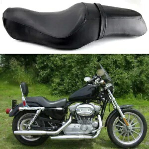 ハーレースポーツスター 1200 883 アイアン 48 72 オートバイドライバー助手席 2 アップシート For Harley Sportster 1200 883 Iron 48 72 Motorcycle Driver Passenger Two Up Seat 【並行輸入品】 44,330円