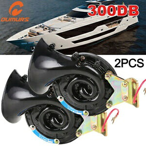 ユニバーサル 300DB 12V スーパー大音量電気ホーン車オートバイトラック鉄道ボート用 Universal 300DB 12V Super Loud Electric Horn For Car Motorcycle Truck Train Boat 【並行輸入品】 35,035円