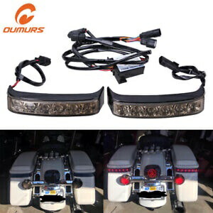 LED サドルバッグランニングブレーキターンシグナルライトハーレーツーリンググライド FLHR 14+ LED Saddlebag Running Brake Turn Signal Light For Harley Touring Glide FLHR 14+ 【並行輸入品】