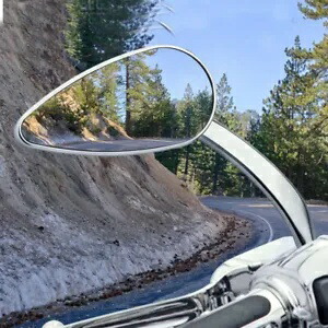 ユニバーサルオートバイ LED ターンシグナルバックミラーハーレースポーツスターダイナ用 Universal Motorcycle LED Turn Signal Rearview Mirrors For Harley Sportster Dyna 【並行輸入品】