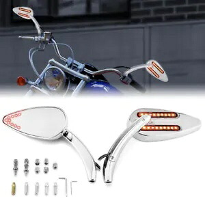 オートバイバックミラー ウインカー付き ヤマハ MT03 MT07 MT09 MT10 MT125 Motorcycle Rearview Mirrors w/ Turn Signal For Yamaha MT03 MT07 MT09 MT10 MT125 【並行輸入品】