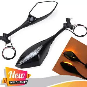 ターンシグナル統合ミラー LED ライトホンダ CBR1000RR 2004-2007 2005 2006 Turn Signal Integrated Mirrors LED light For Honda CBR1000RR 2004-2007 2005 2006 【並行輸入品】