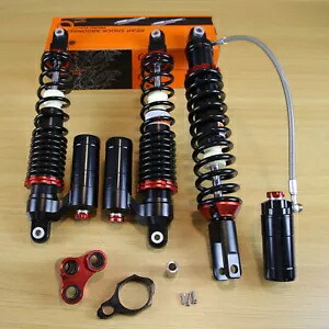 ヤマハ YFZ450 フロント + リア調整パフォーマンス ATV ショックアブソーバーサスペンション FOR YAMAHA YFZ450 FRONT + REAR ADJUST PERFORMANCE ATV SHOCKS ABSORBER SUSPENSION 【並行輸入品】