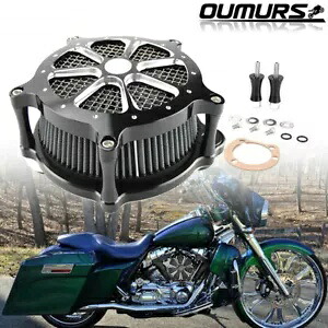 ハーレーダイナローライダースーパーグライド用コントラストカットエアクリーナーインテークフィルターキット Contrast Cut Air Cleaner Intake Filter Kit For Harley Dyna Low Rider Super Glide 【並行輸入品】