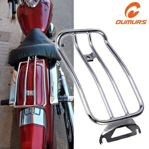 リアフェンダーソロシート荷物ラックハーレーツーリングエレクトラグライド 1997-2015 Rear Fender Solo Seat Luggage Rack For Harley Touring Electra Glide 1997-2015 【並行輸入品】
