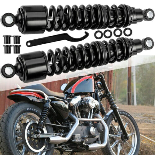 15インチ プレミアムリアショックアブソーバーセット ハーレースポーツスター XL 1200 883 1100 アイアン用 15\
