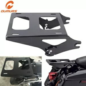 取り外し可能なツーアップ荷物ラック ハーレーツーリングロードキングストリートグライド14+ US用 Detachable Two-Up Luggage Rack For Harley Touring Road King Street Glide 14+ US 【並行輸入品】