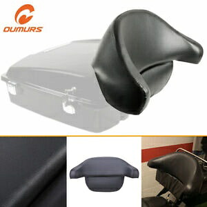 ブラック トランク バックレスト パッド ボックス ハーレー ロードキング グライド 1997-2013 ツアー パック Pak 用 Black Trunk Backrest Pad Box For Harley Road King Glide 1997-2013 Tour Pack Pak 【並行輸入品】
