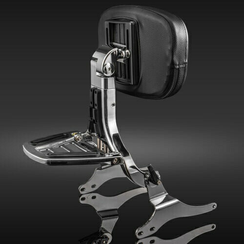 ハーレーツーリングロードグライド97-08用多目的運転席または助手席バックレスト Multi-Purpose Driver or Passenger Backrest For Harley Touring Road Glide 97-08 【並行輸入品】