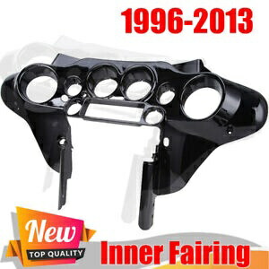 ハーレーエレクトラ & ストリートグライドビビッドブラックバットウィングインナーフェアリング 1996-2013 US For Harley Electra & Street Glide Vivid Black Batwing Inner Fairing 1996-2013 US 【並行輸入品】