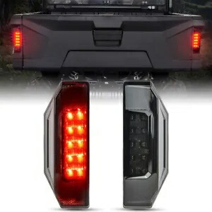 ペアテールライト ポラリスレンジャー 570 フルサイズクルー 2015 2016 2017 2018-2021用 Pair Tail Light for Polaris Ranger 570 Full Size CREW 2015 2016 2017 2018-2021 【並行輸入品】