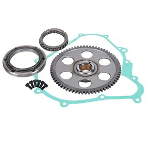 ヤマハ グリズリー 660 YFM660 4X4 スタータークラッチ & ギアアイドラー & ガスケット 2003-2008 For Yamaha Grizzly 660 YFM660 4X4 Starter Clutch & Gear Idler & Gasket 2003-2008 【並行輸入品】