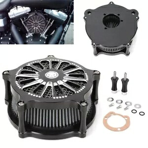 CNC エアクリーナーインテークフィルターハーレーソフテイルダイナエレクトラグライド FLHX 米国に適合 CNC Air Cleaner Intake Filter Fit For Harley Softail Dyna Electra Glide FLHX US 【並行輸入品】