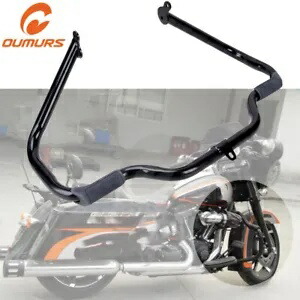 ブラック エンジンガード ハイウェイ クラッシュバー ハーレーツーリングモデル クラシック 2009-2022用 Black Engine Guard Highway Crash Bar For Harley Touring Models Classic 2009-2022 【並行輸入品】