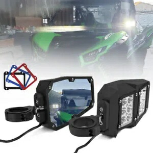 Can-Am マーベリック X3 コマンダー 1000 UTV リアビューサイドミラー + LED ライトワイヤー用 For Can-Am Maverick X3 Commander 1000 UTV Rear View Side Mirrors +LED Light Wire 【並行輸入品】 40,755円