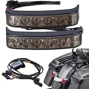 ハーレーツーリングロードキンググライド 2014-2023 LED サドルバッグランブレーキターンライト用 For Harley Touring Road King Glide 2014-2023 LED Saddlebag Run Brake Turn Light 【並行輸入品】