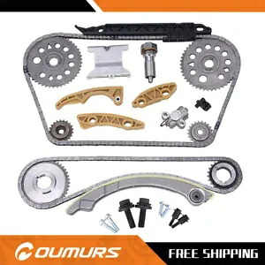 タイミングチェーンキット バランスシャフトセット付き 00-11 シボレー マリブ 2.0L 2.2L 2.4L用 Timing Chain Kit w/ Balance Shaft Set For 00-11 Chevrolet Malibu 2.0L 2.2L 2.4L 【並行輸入品】