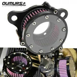 エアクリーナーインテークフィルターキット ハーレースポーツスター 883/1200 88-15/アイアン 883 09-15用 Air Cleaner Intake Filter Kit For Harley Sportster 883/1200 88-15/Iron 883 09-15 【並行輸入品】