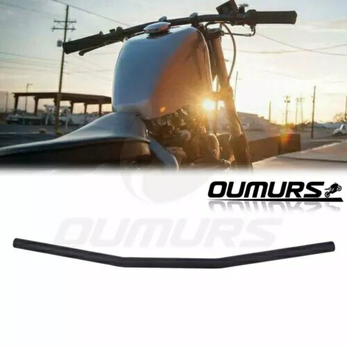 オートバイ 1 ''ドラッグバーハンドルバーハーレーホンダスズキチョッパーボバーカスタム Motorcycle 1'' Drag Bar Handlebars For Harley Honda Suzuki Chopper Bobber Custom 【並行輸入品】