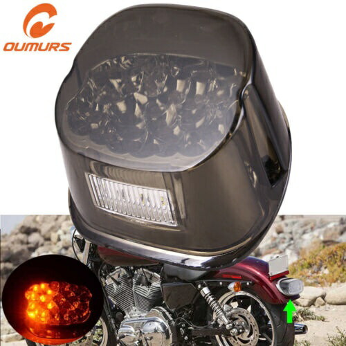 オートバイ LED ターンシグナルテールブレーキライトハーレー FLHR ロードキング 2001-2013 Motorcycle LED Turn Signal Tail Brake Light For Harley FLHR Road King 2001-2013 【並行輸入品】 の商品写真