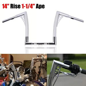 DNA 14インチ エイプ カスタムハンガー 1.25インチ ハンドルバー ハーレーダイナ FLST スポーツスター ホンダ用 DNA 14\