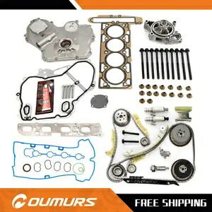 タイミングチェーンキット VCT セレノイドアクチュエーターギアオイル & ウォーターポンプビュイック 2.0L 2.4L Timing Chain Kit VCT Selenoid Actuator Gear Oil & Water Pump For Buick 2.0L 2.4L 【並行輸入品】