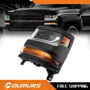 HID/キセノンヘッドライト 2016 2017 2018 シボレー シルバラード 1500 LED DRL 左側用 HID/Xenon Headlight For 2016 2017 2018 Chevy Silverado 1500 w/ LED DRL Left Side 【並行輸入品】