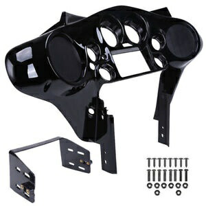ハーレーストリートグライドクラシック FLHTCU 光沢のあるダブル DIN インナーバットウィングフェアリング用 for Harley Street Glide Classic FLHTCU Glossy Double DIN Inner Batwing Fairing 【並行輸入品】