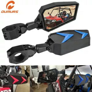UTV ATV サイド折りたたみ式調整可能なミラー 1.75 インチポラリス RZR S 800 900 XP 1000 用 UTV ATV Side Foldable Adjustable Mirrors For 1.75\