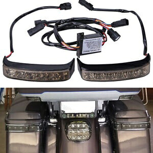 ハーレー ツーリング エレクトラ ストリート グライド 14-Up LED サドルバッグ ラン ブレーキ ターン ライト用 For Harley Touring Electra Street Glide 14-Up LED Saddlebag Run Brake Turn Light 【並行輸入品】