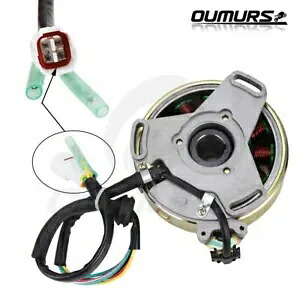 磁気ステータコイル + フライホイールローターヤマハバンシー 350 YFZ350 1995-2006 ATV Magneto Stator Coil+ Flywheel Rotor For Yamaha Banshee 350 YFZ350 1995-2006 ATV 【並行輸入品】