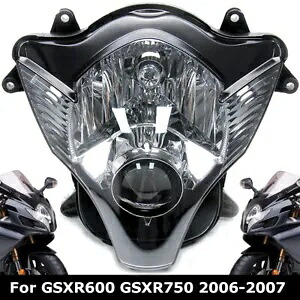 フロントヘッドランプヘッドライトはスズキ 2006 2007 GSX-R GSXR600 GSXR750 K6 新しい Front Headlamp Headlight Fits For Suzuki 2006 2007 GSX-R GSXR600 GSXR750 K6 New 【並行輸入品】