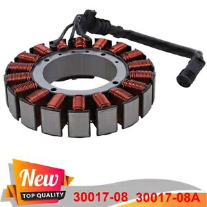 ハーレー 2008-2017 ソフテイル ダイナ用高品質ステーター OEM 30017-08 USA と交換 HIGH QUALITY STATOR FOR HARLEY 2008-2017 SOFTAIL DYNA REPLACES OEM 30017-08 USA 【並行輸入品】