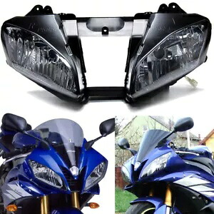 ブラック ABS フロントヘッドライトヘッドランプはヤマハ YZF R6 YZFR6 2006-2007 06 07 に適合します。 Black ABS Front Headlight Headlamp Fits For Yamaha YZF R6 YZFR6 2006-2007 06 07 【並行輸入品】