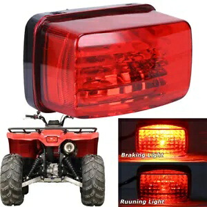 レッドレンズテールライトテールライトヤマハグリズリー 550 YFM550 2009 2010 2011-2015 Red Lens Tail Light Taillight For Yamaha Grizzly 550 YFM550 2009 2010 2011-2015 【並行輸入品】