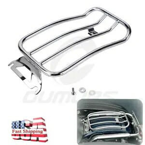 オートバイソロシート荷物リアフェンダーラックハーレー FLHT FLHR FLHX 97-15 US Motorcycle Solo Seat Luggage Rear Fender Rack For Harley FLHT FLHR FLHX 97-15 US 【並行輸入品】