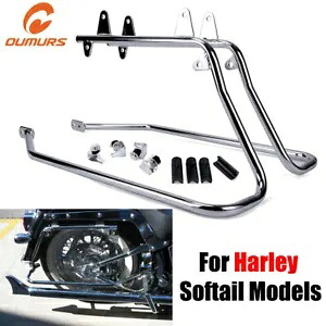 1 ペアサドルバッグサドルバッグ変換ブラケットキットハーレーヘリテージソフテイル用 1 Pair Saddlebag Saddle bag Conversion Brackets Kits For Harley Heritage Softail 【並行輸入品】
