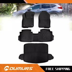車のフロアマット & カーゴライナー 2017-2022 ホンダ CR-V CRV TPE ゴム全天候用 Car Floor Mats & Cargo Liner For 2017-2022 Honda CR-V CRV TPE Rubber All Weather 【並行輸入品】