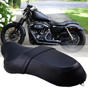 Two Up 運転席 & 助手席 ハーレー 2004-2015 スポーツスター 1200 883 XL カスタム用 Two Up Driver & Passenger Seat For Harley 2004-2015 Sportster 1200 883 XL Custom 【並行輸入品】