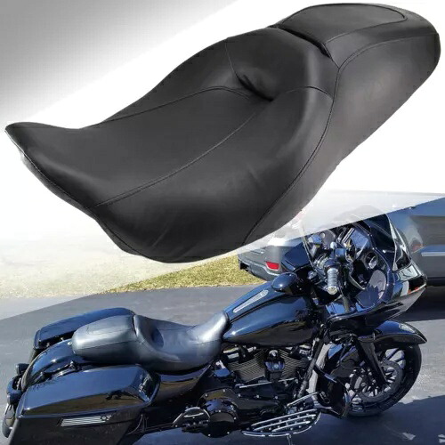 2008年以降 ライダー 運転席 助手席 ハーレー ストリート グライド FLHX ロードキング FLHR用 2008-Up Rider Driver Passenger Seat For Harley Street Glide FLHX Road King FLHR 【並行輸入品】