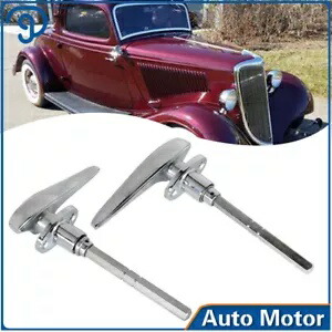 1932-1934 フォード 3 ウィンドウドアハンドルに適合し、外側のロックに適合します。 Fit For 1932-1934 Ford 3 Window Door Handles For Matching Locks Outside Locking 【並行輸入品】